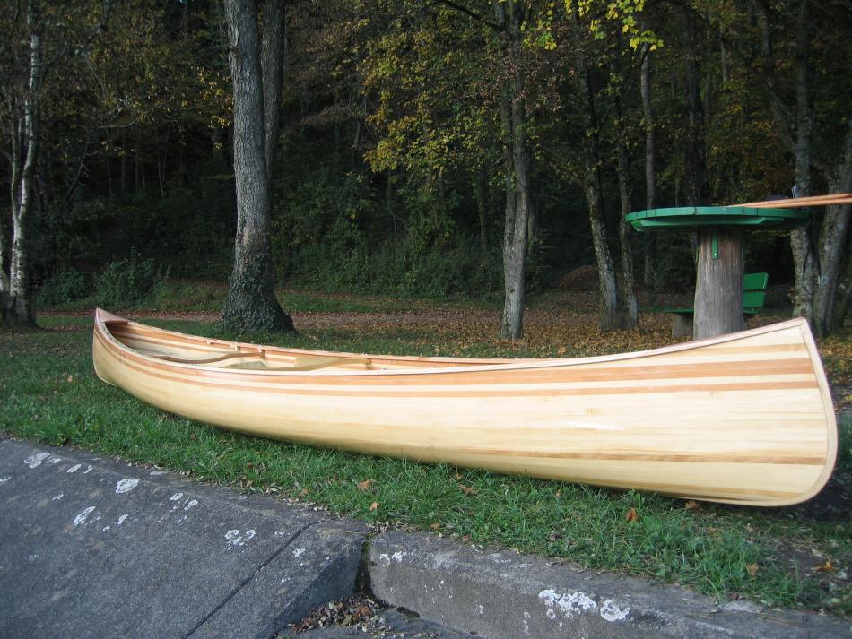canoe with spruce